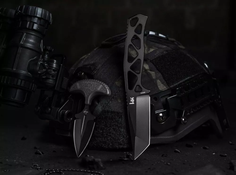 Heckler & Koch FX02 Push Dagger – Ostrze D2, FRN, 6.3 cm