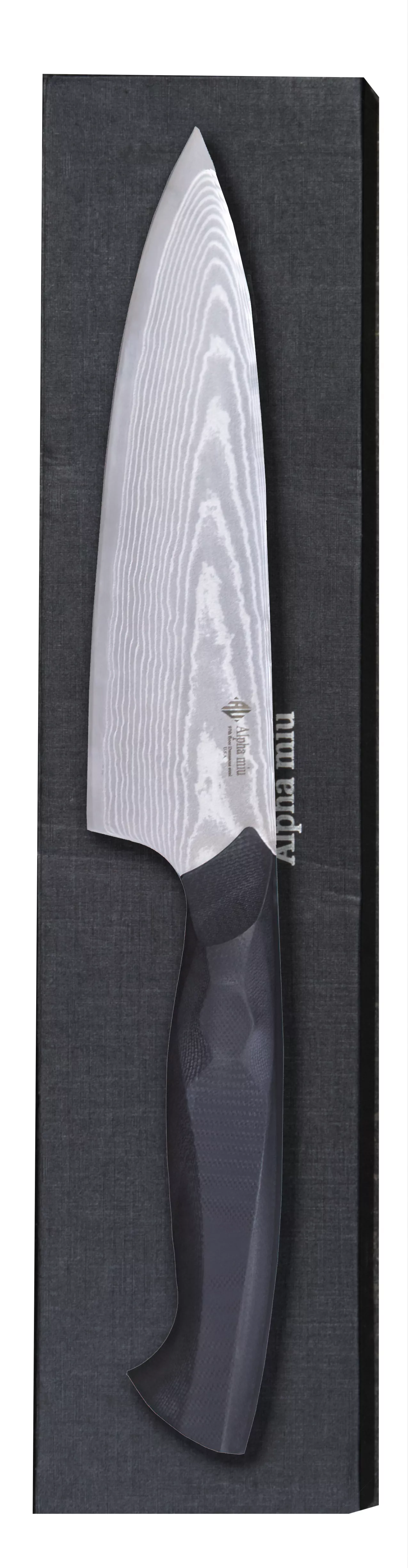 Dan Woo Nóż Szefa Kuchni ze stali damasceńskiej 17cm