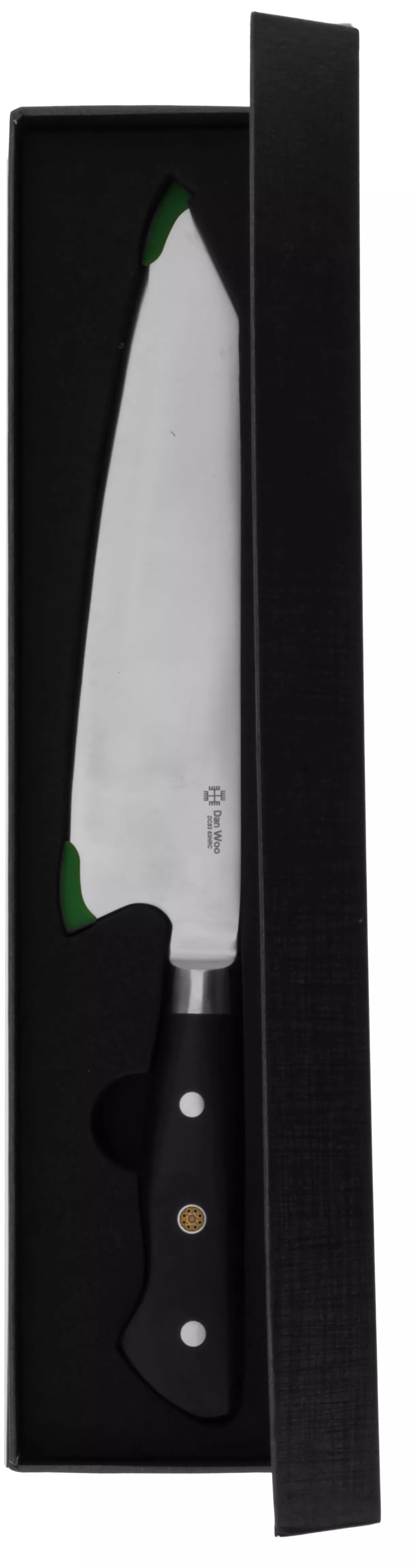 Dan Woo nóż szefa kuchni Kiritsuke DC53 64HRC  22cm 