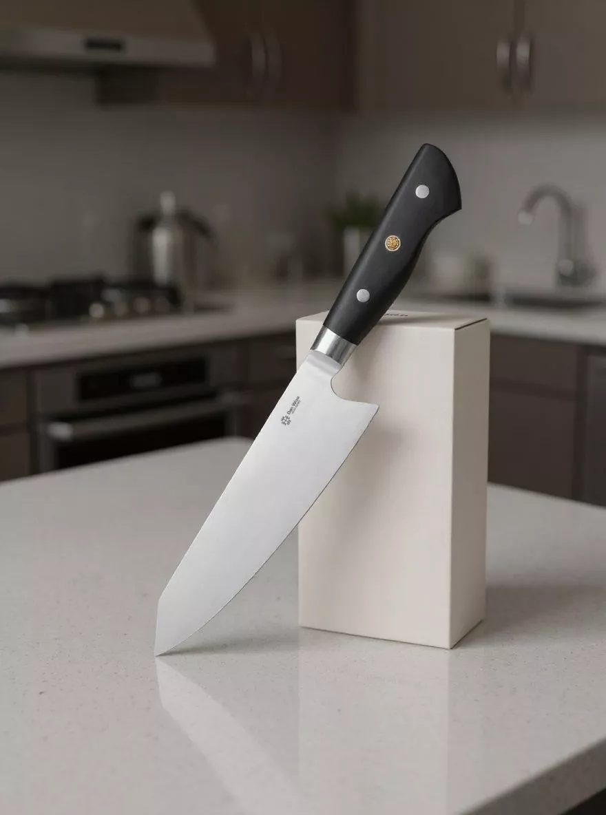 Dan Woo nóż szefa kuchni Kiritsuke DC53 64HRC  22cm 