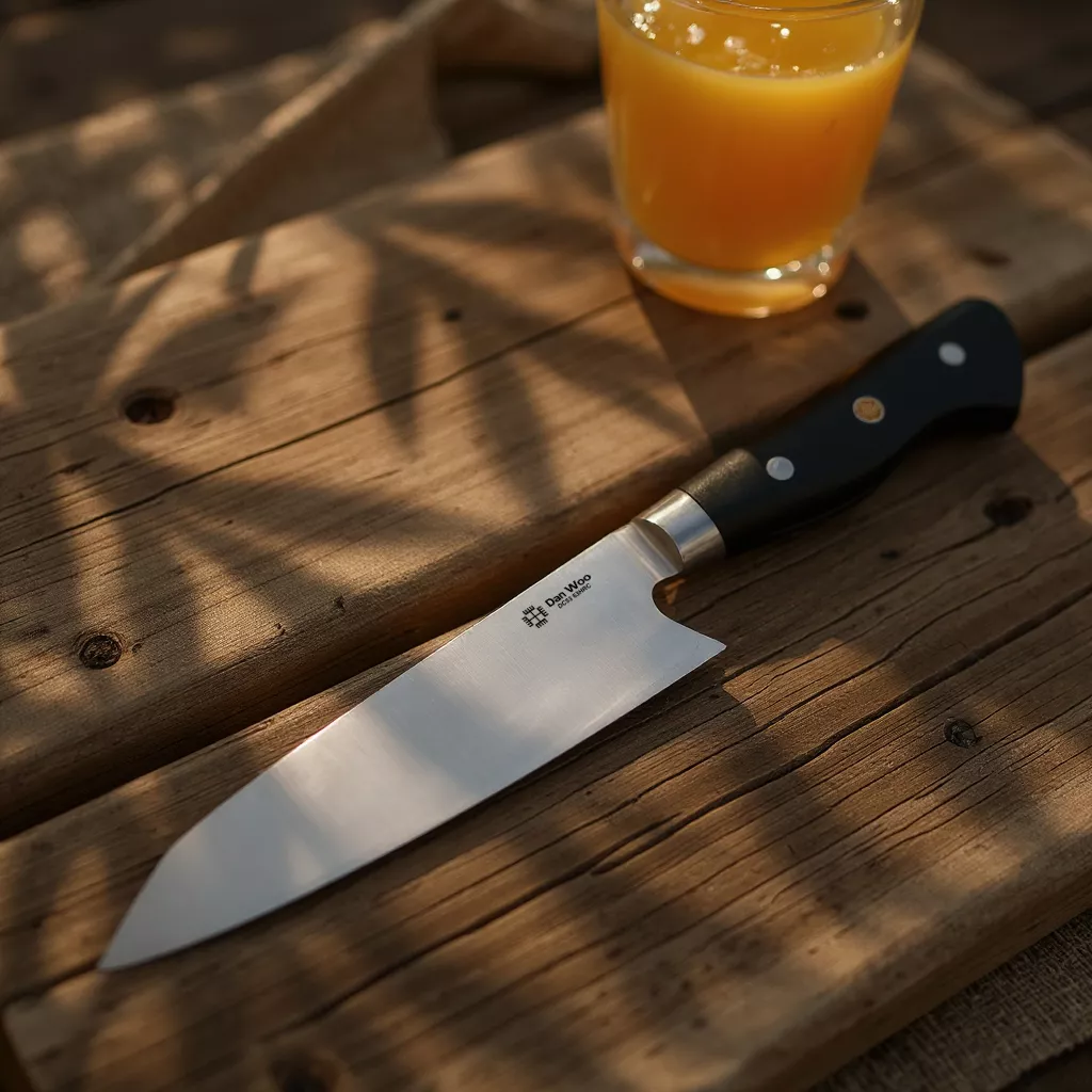 Dan Woo nóż szefa kuchni Kiritsuke DC53 64HRC  22cm 