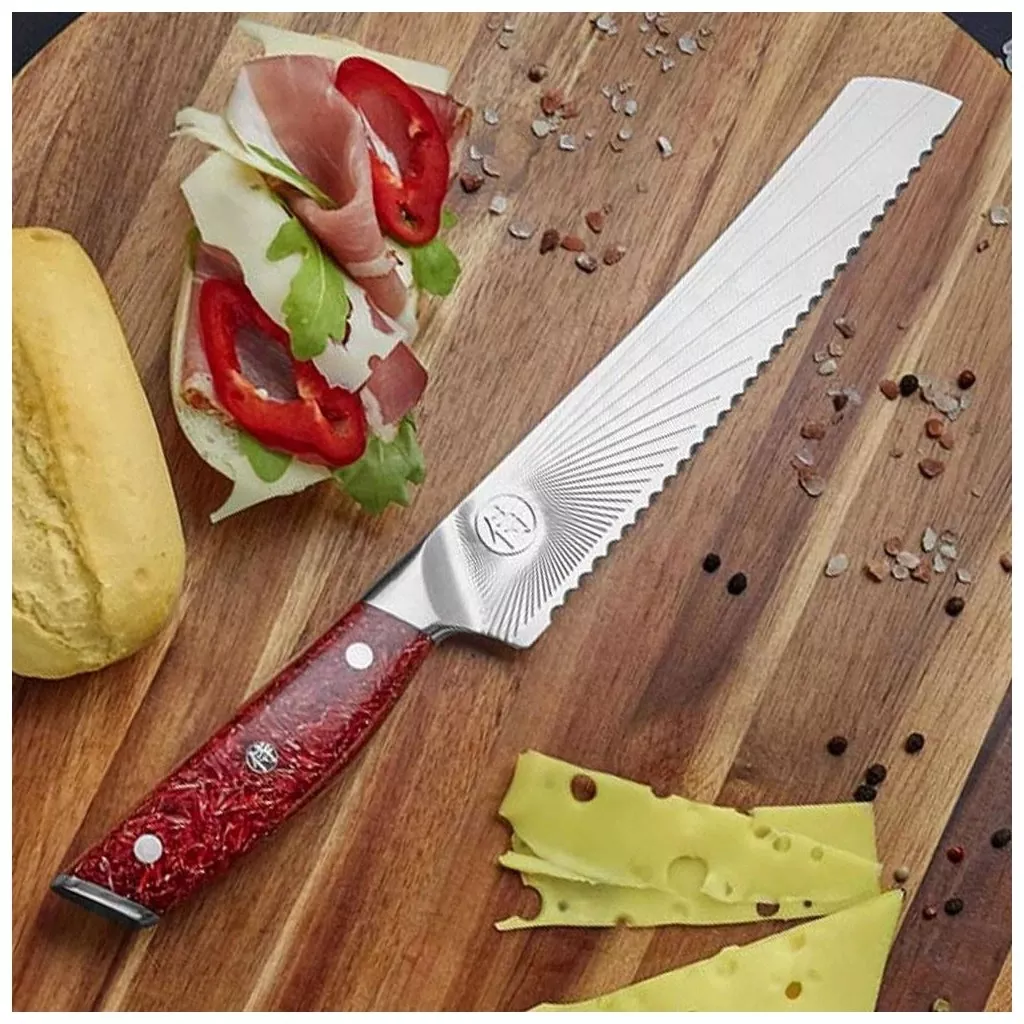 Dellinger Northern Sun Nóż do pieczywa, ostrze 20.5 cm, stal Sandvik