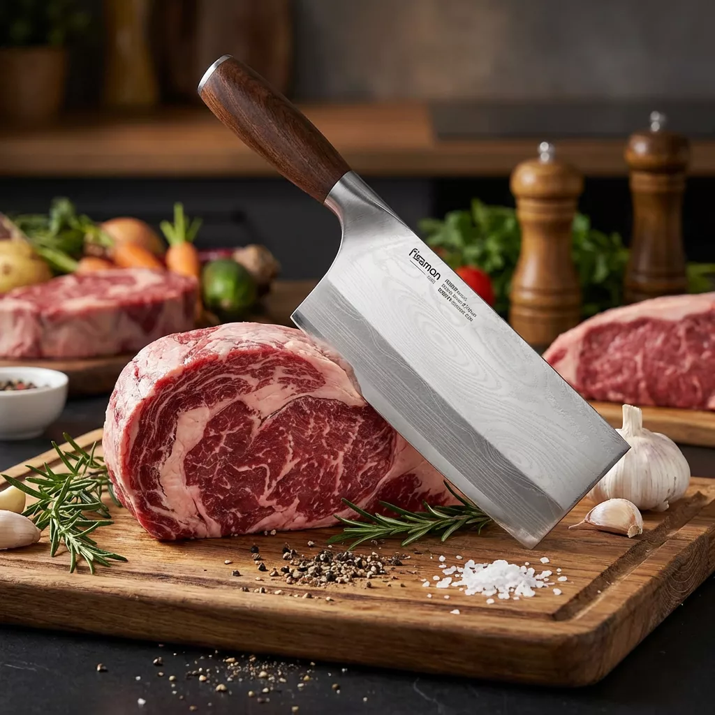 Fissman Fenrir Tasak kuchenny 20 cm - stal 3Cr13, drewniana rękojeść