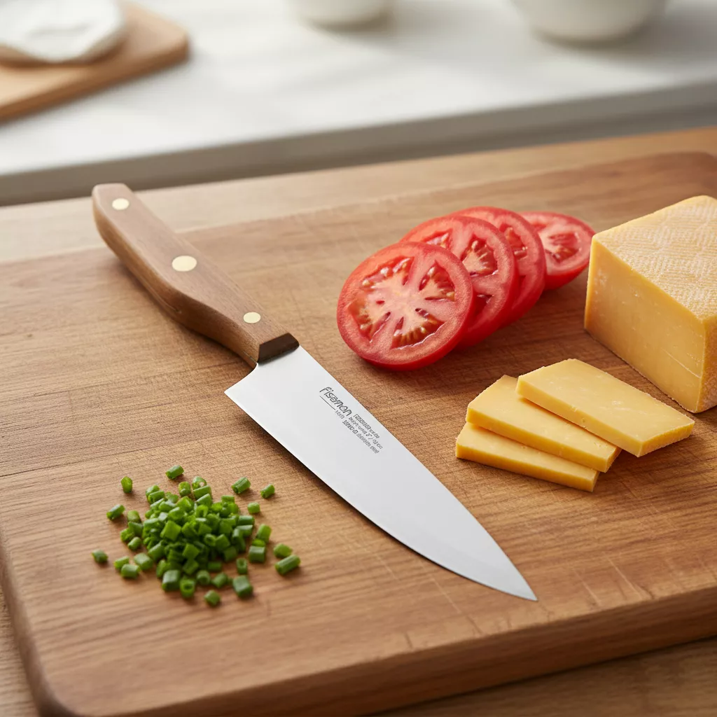 Fissman Federico Nóż Szefa Kuchni, ostrze 15 cm, rękojeść akacjowa