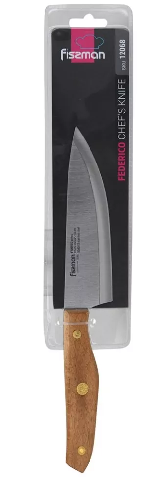 Fissman Federico Nóż Szefa Kuchni, ostrze 15 cm, rękojeść akacjowa