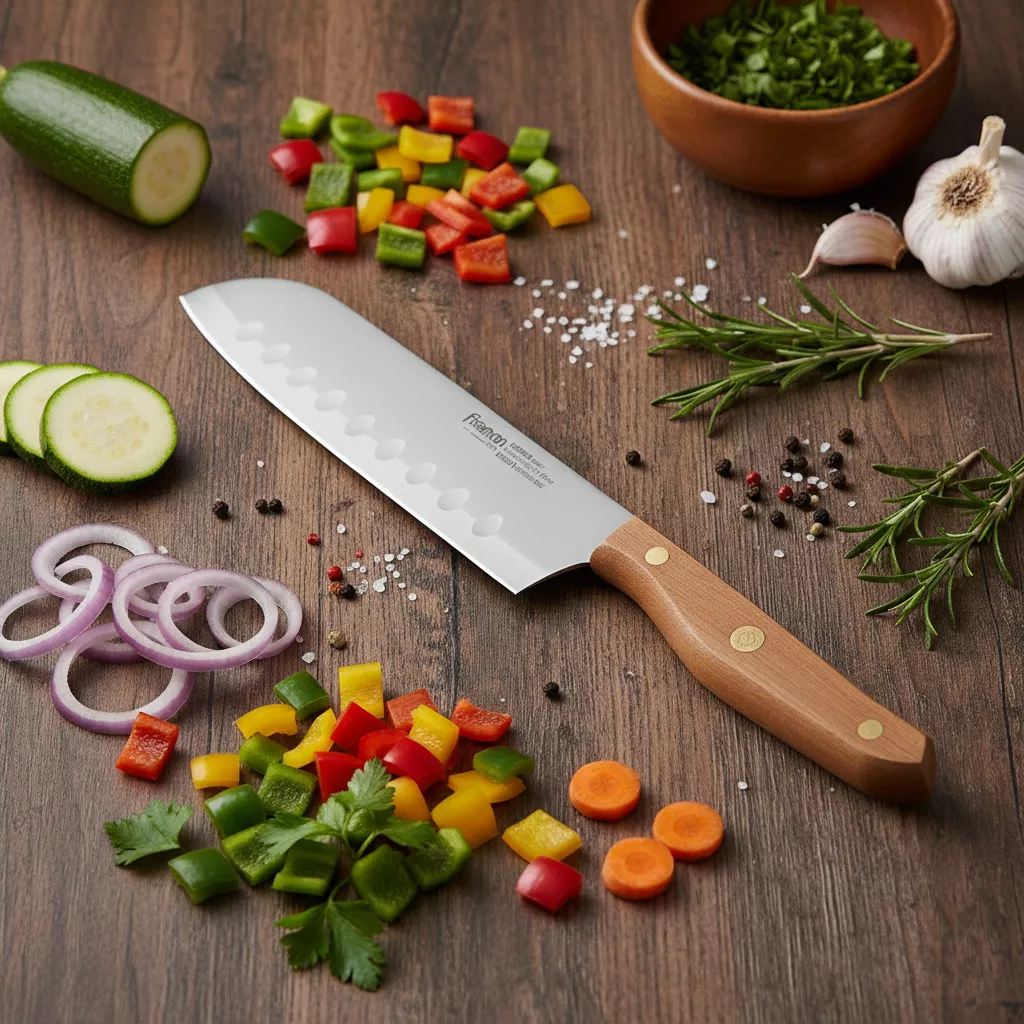 Fissman Federico Nóż Kuchenny Santoku, Ostrze 18 cm