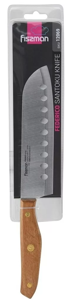 Fissman Federico Nóż Kuchenny Santoku, Ostrze 18 cm