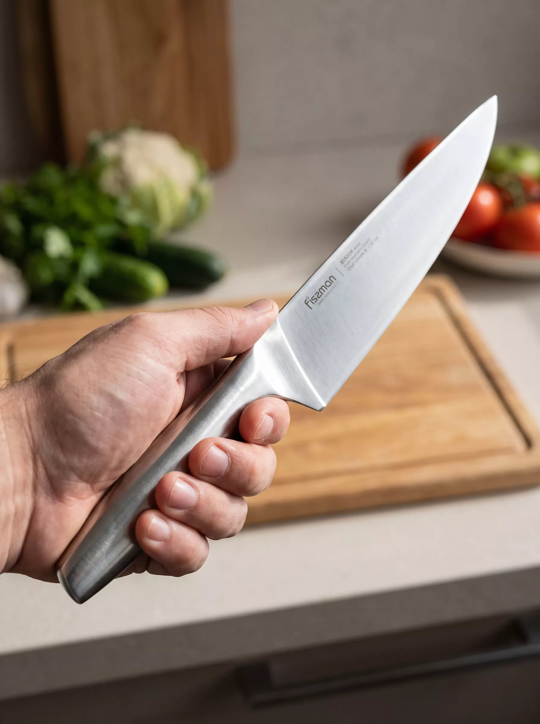 Fissman Bergen Nóż Szefa Kuchni 20 cm Stal Nierdzewna