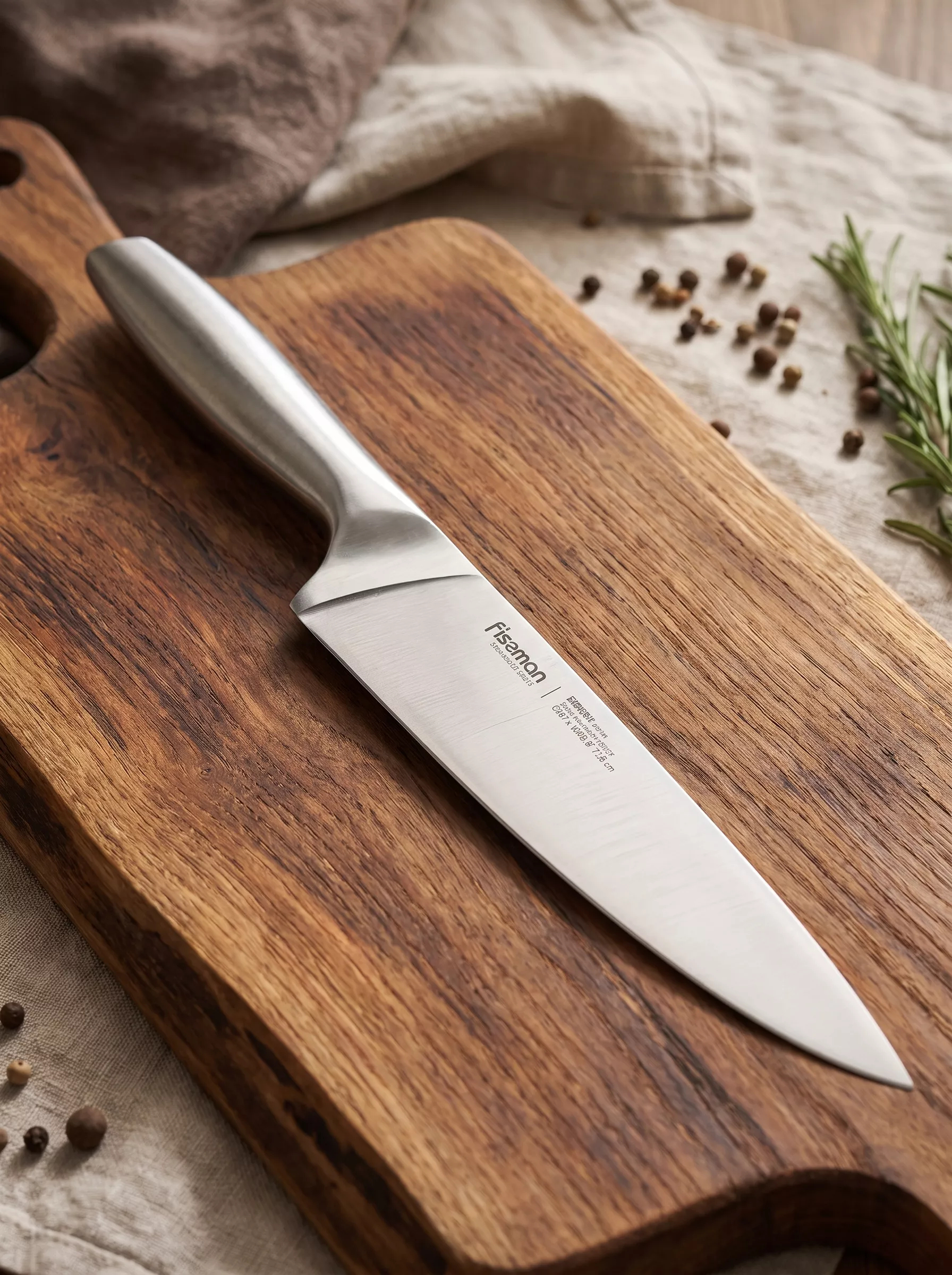 Fissman Bergen Nóż Szefa Kuchni 20 cm Stal Nierdzewna