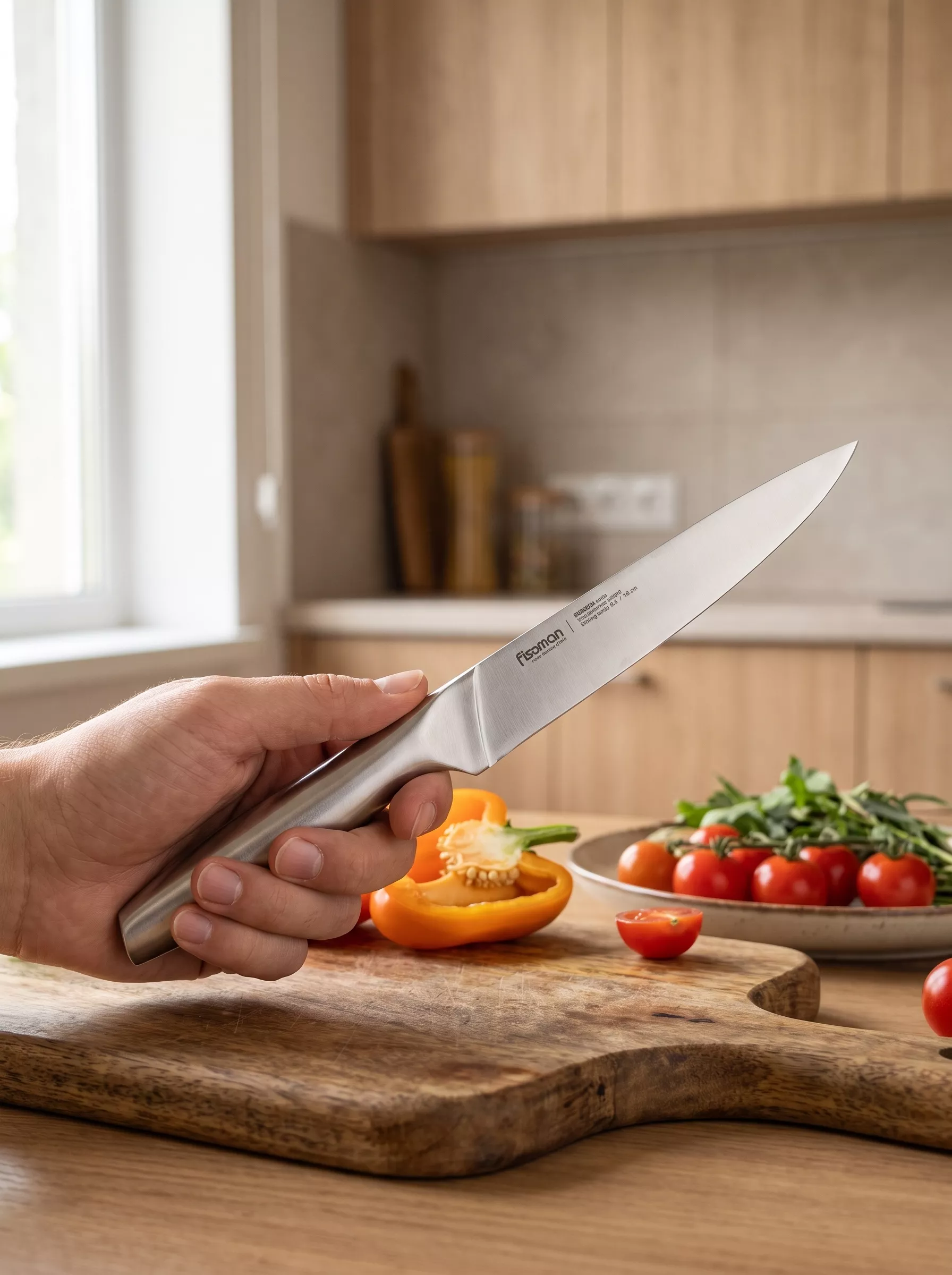 Fissman Bergen nóż kuchenny uniwersalny 16 cm stal 3Cr13