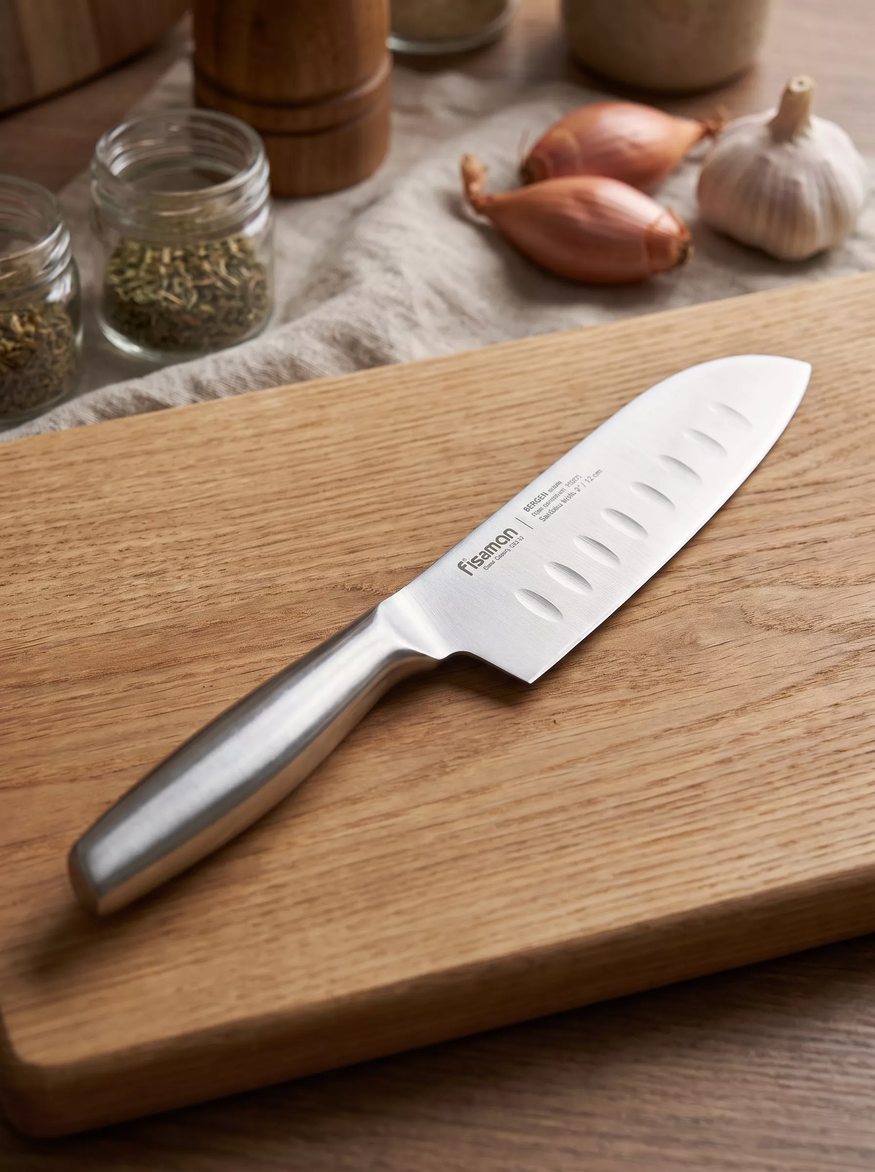 Fissman Bergen nóż kuchenny małe santoku 13 cm