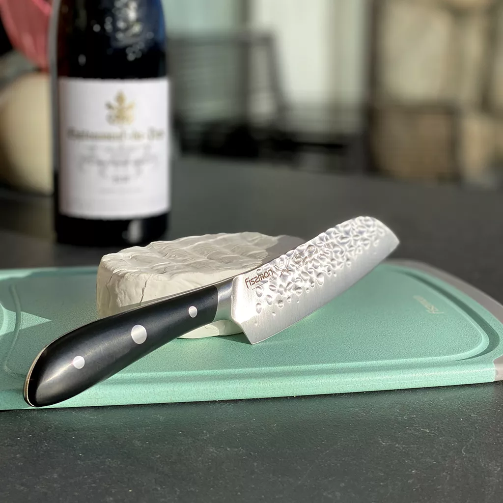 Fissman Hattori nóż kuchenny małe santoku młotk