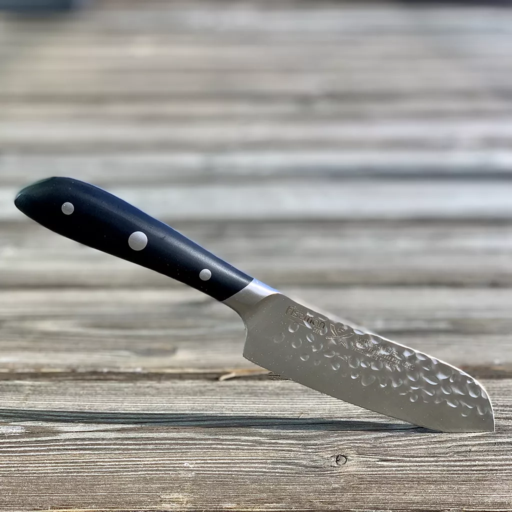 Fissman Hattori nóż kuchenny małe santoku młotk