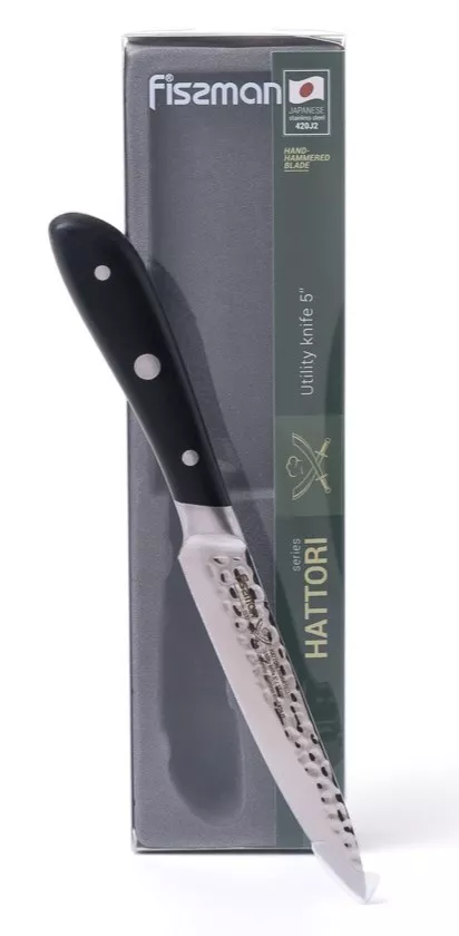 Fissman Hattori Nóż Uniwersalny 13 cm, stal 420J2, Hammered