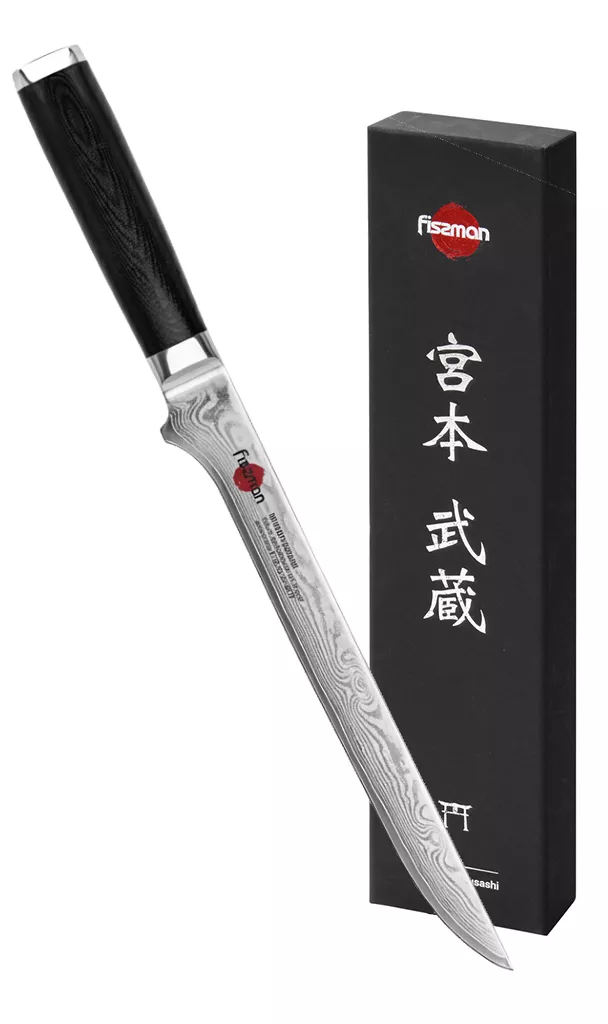 Nóż do filetowania Fissman Kensei Musashi 20 cm stal VG-10