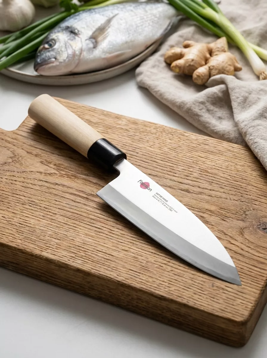 Fissman Kensei Hanzo Nóż Kuchenny Deba 18 cm AUS-8