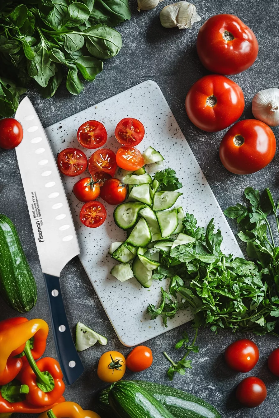 Nóż kuchenny Santoku Fissman Mainz 18 cm