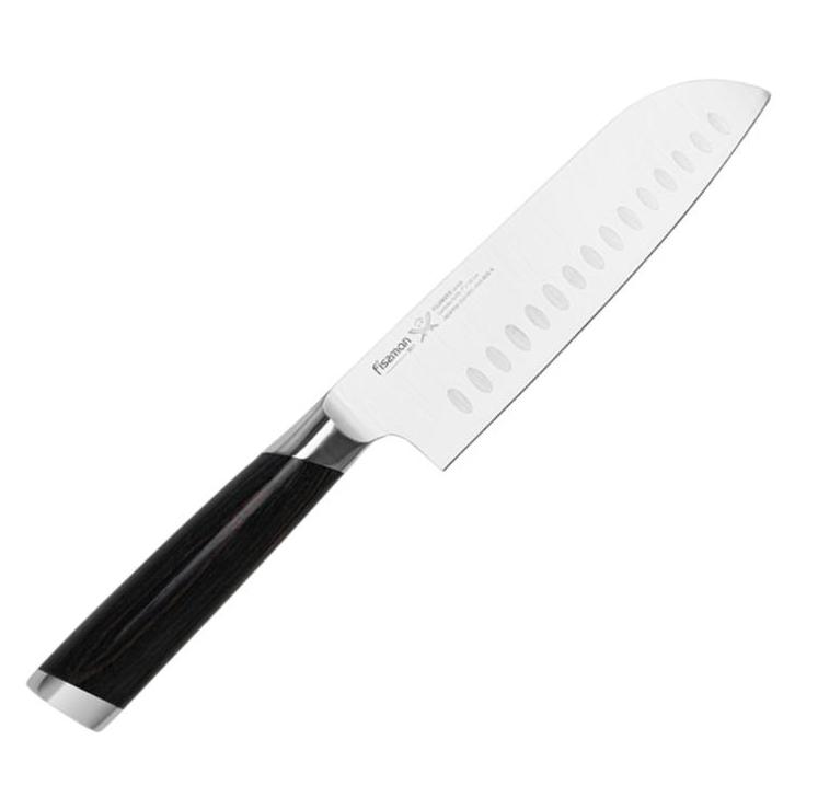 Nóż kuchenny Santoku Fissman Fujiwara 18 cm stal AUS-6