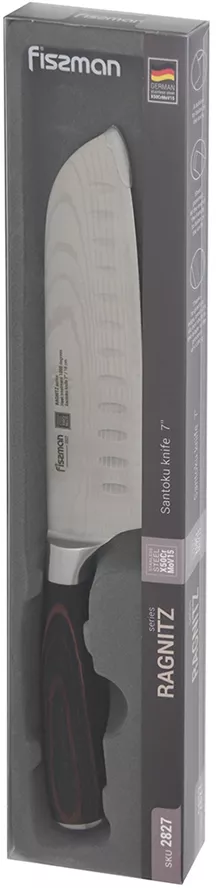 Fissman Ragnitz Nóż Kuchenny Santoku 18 cm - Stal X50Cr15MoV
