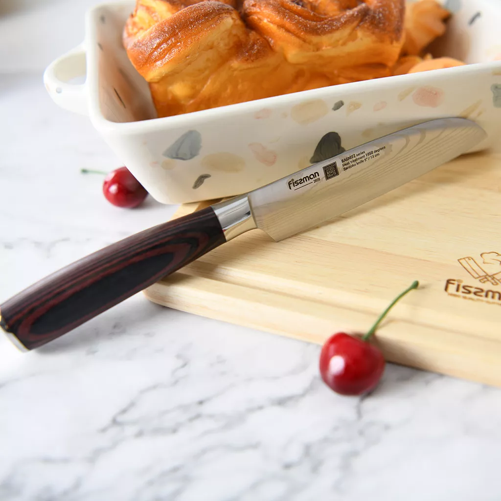 Nóż kuchenny Fissman Ragnitz małe Santoku 14,5 cm