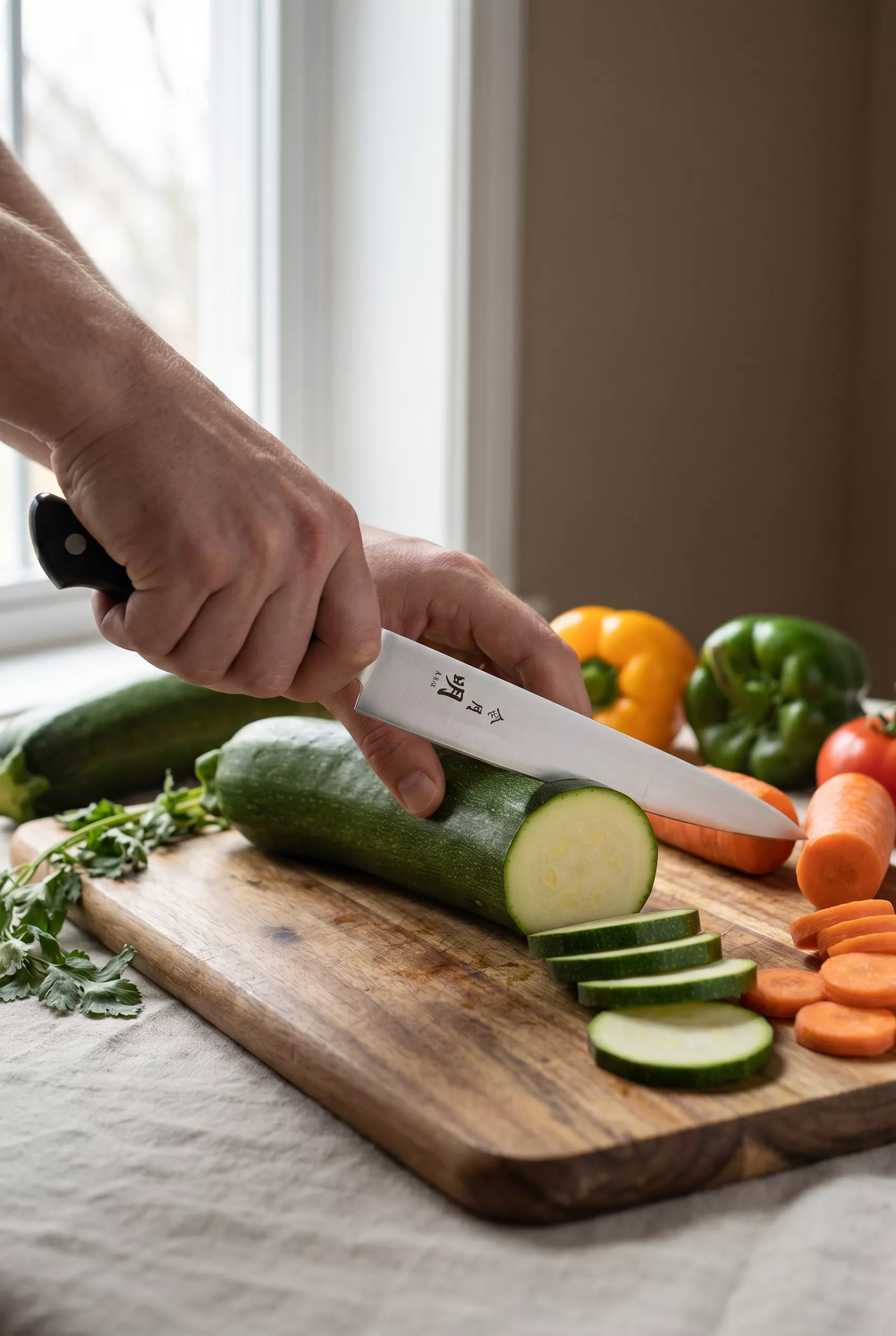 Fuji Cutlery Akira Reigetsu Slicer 24 cm - nóż do plastrowania