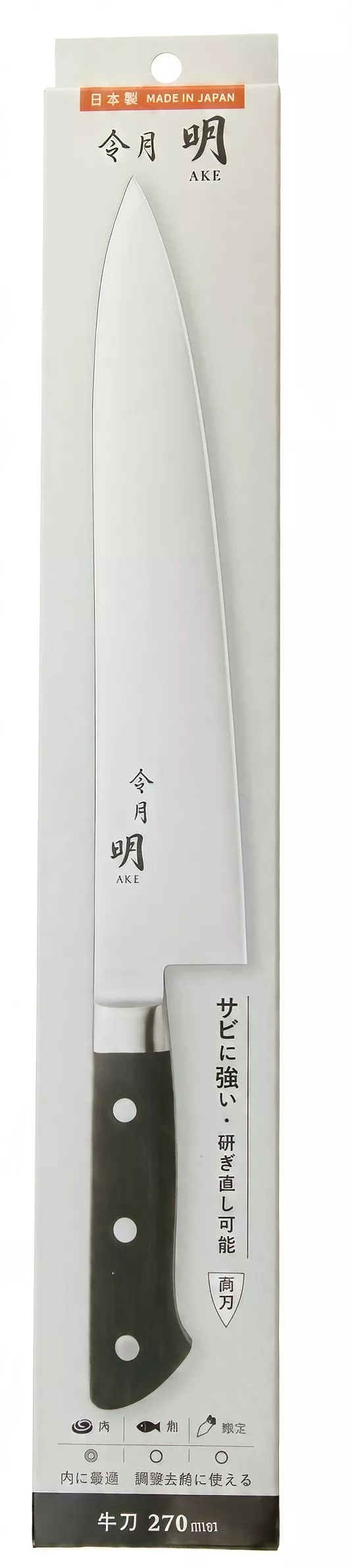 Fuji Cutlery Akira Reigetsu Nóż Szefa Kuchni 27 cm FC-0109