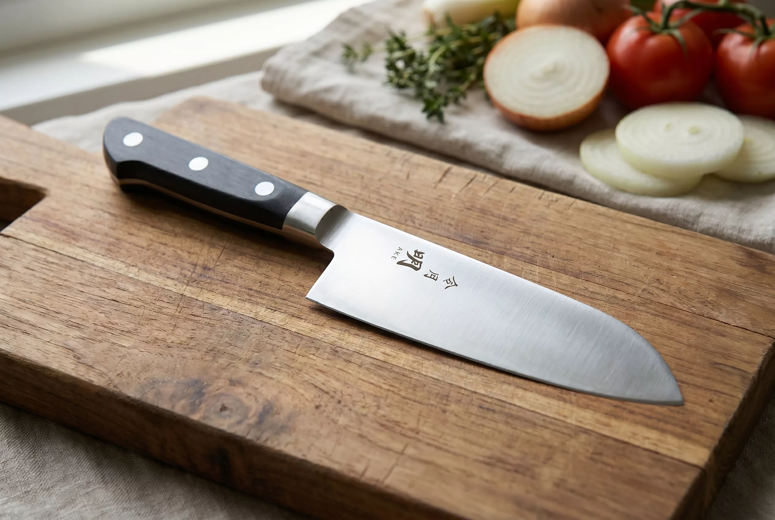 Fuji Cutlery Akira Reigetsu Nóż Santoku 16,5 cm