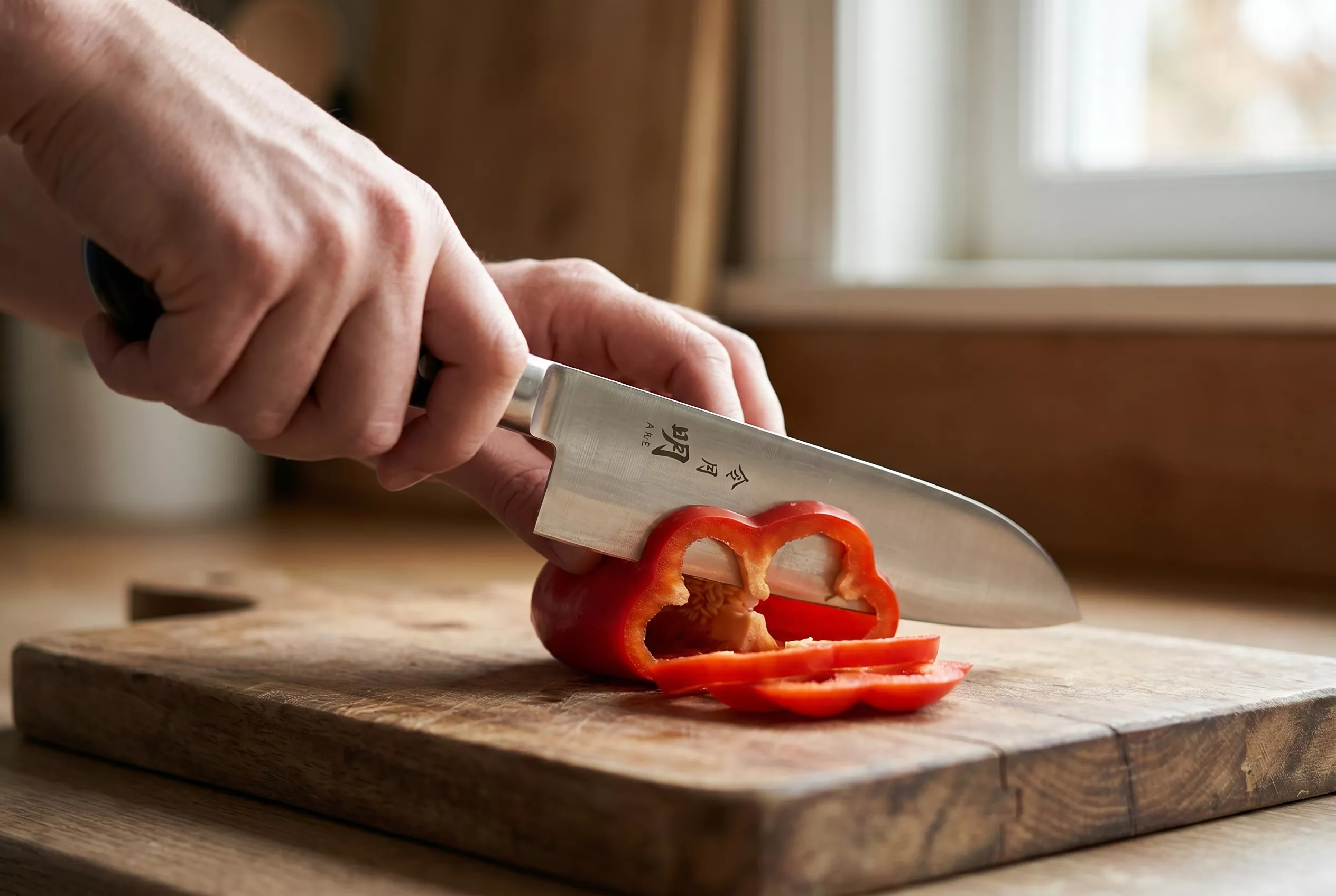 Fuji Cutlery Akira Reigetsu Nóż Santoku 16,5 cm