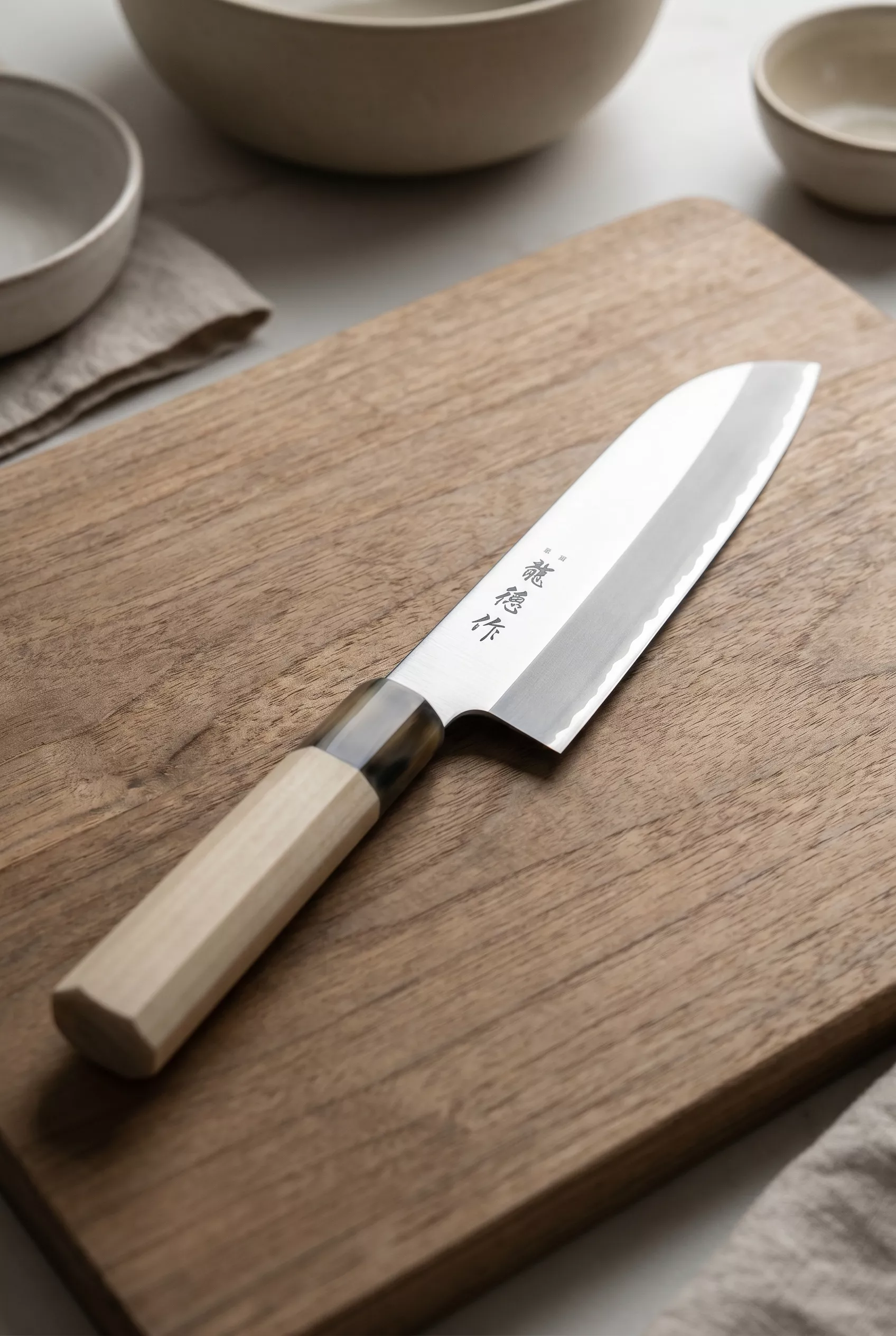 Nóż kuchenny Santoku Fuji Cutlery RyuToku FC-579 16.5 cm
