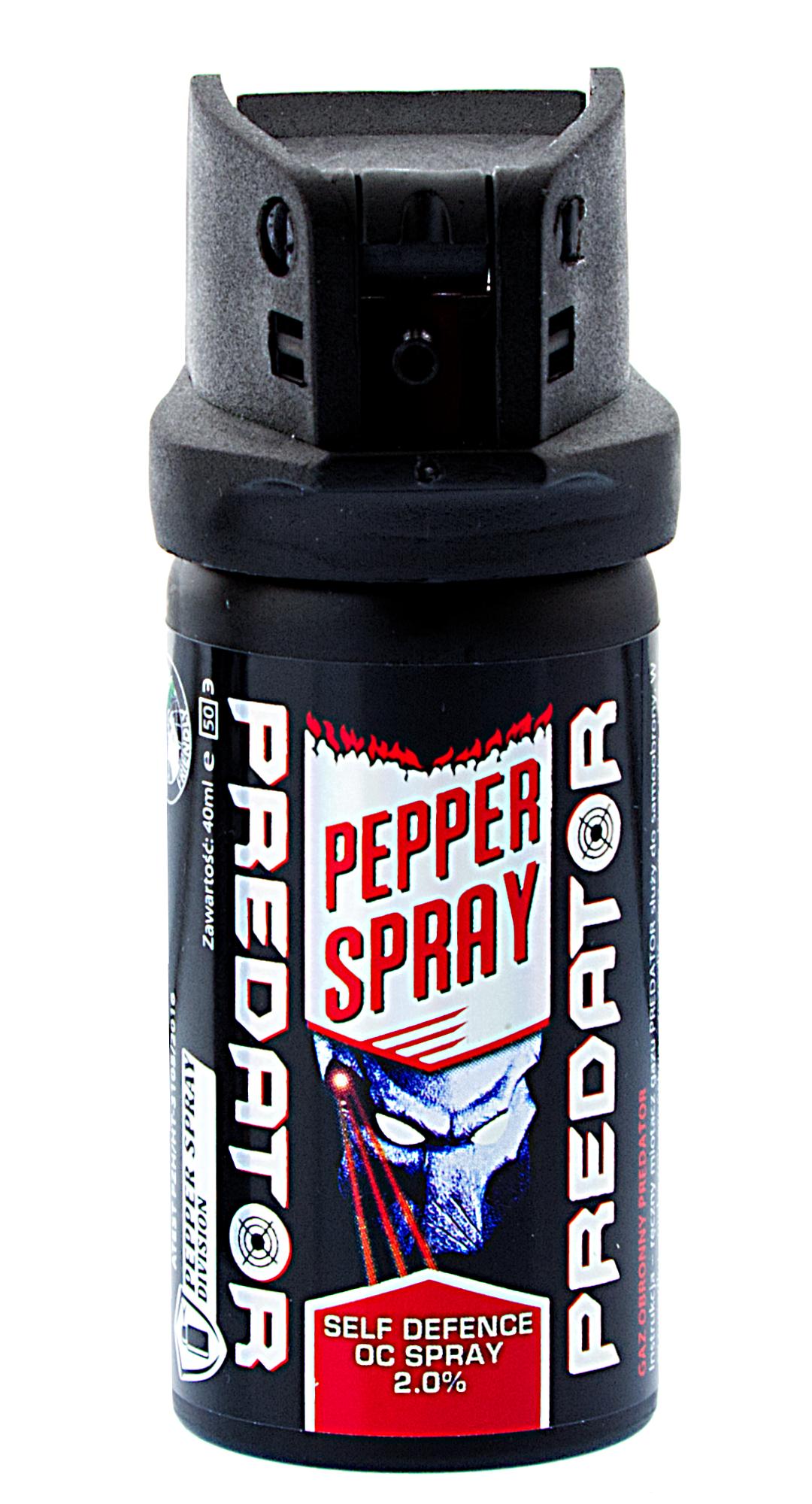 Gaz Pieprzowy Predator 50 ml Strumień, 2% MC, 3 000 000 SHU