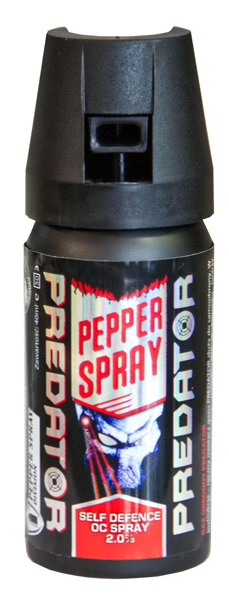 Gaz pieprzowy Predator 50 ml, 2% OC, 3 mln SHU, mgła balistyczna