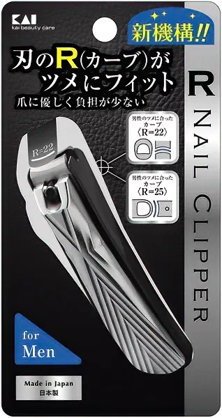 KAI Obcinacz do Paznokci Męski z Ergonomicznym Ostrzem 3D Arch