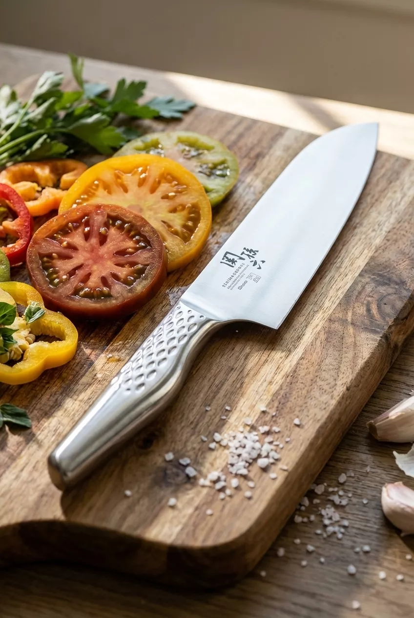 KAI Seki Magoroku Shoso nóż Santoku 16,5 cm AB5156