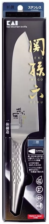 KAI Seki Magoroku Shoso nóż Santoku 16,5 cm AB5156