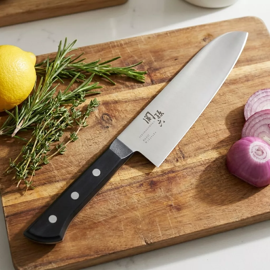 KAI Seki Magoroku Wakatake nóż Santoku 16,5 cm