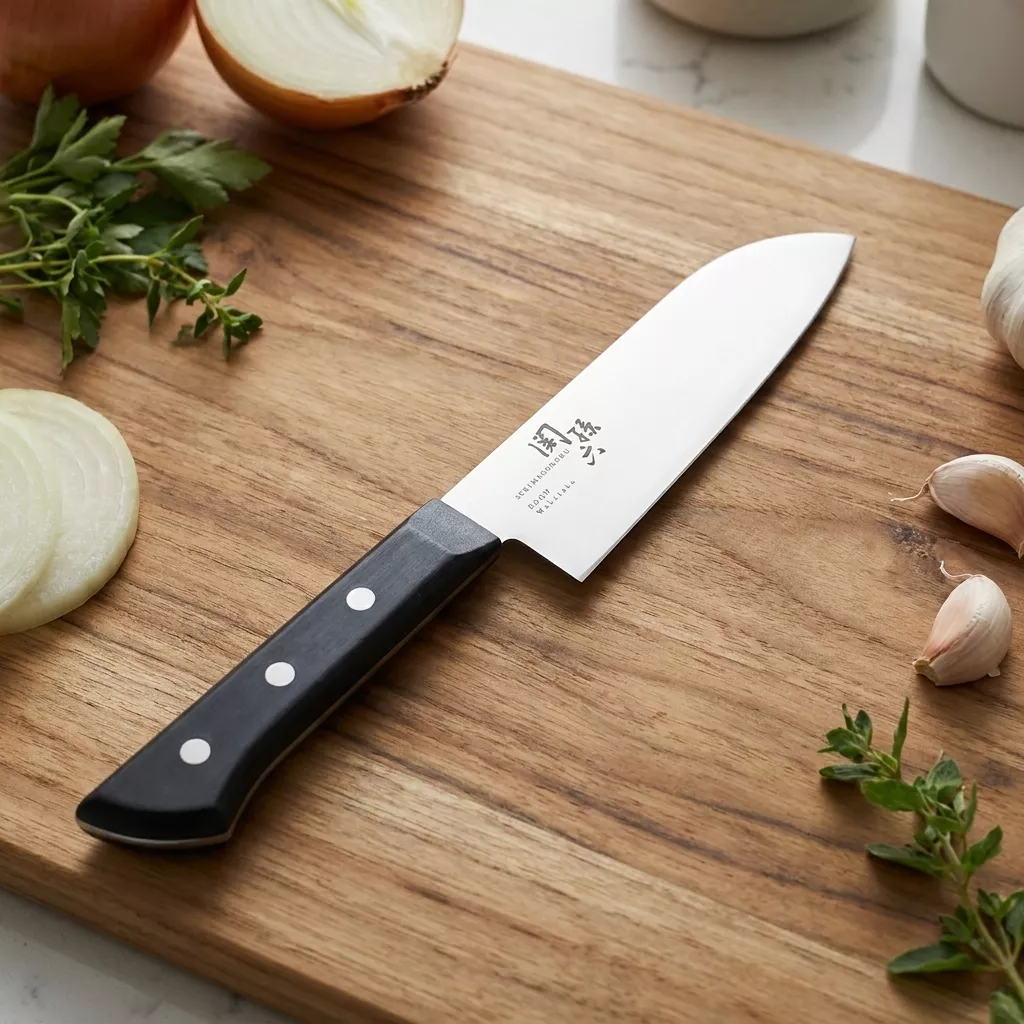 Kai Seki Magoroku Wakatake Mały Nóż Santoku 14,5 cm
