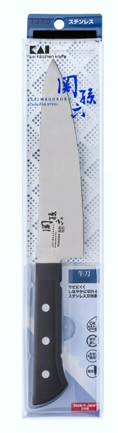 KAI Seki Magoroku Wakatake nóż szefa kuchni 18cm