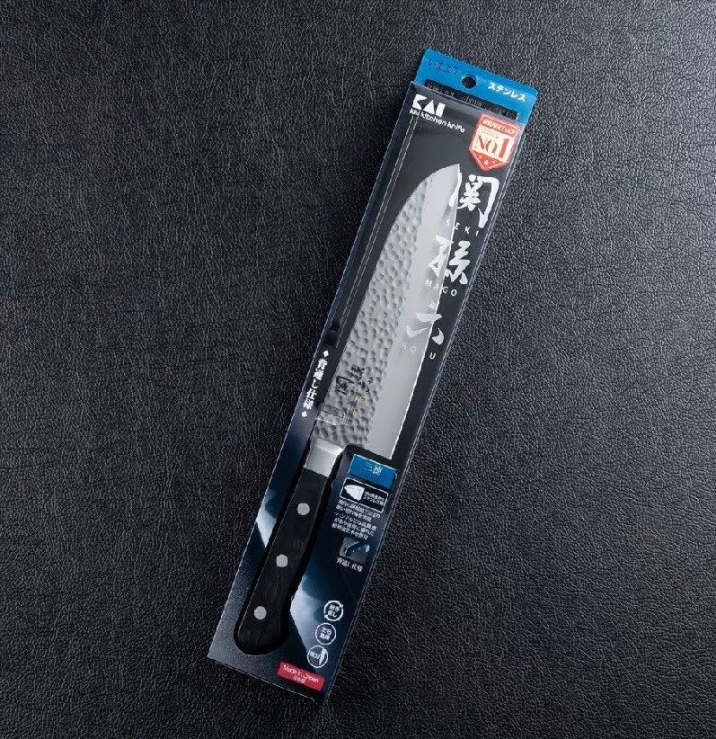 KAI Seki Magoroku Imayo Nóż Santoku 16,5 cm ze Stali 1K6 - Profesjonalny