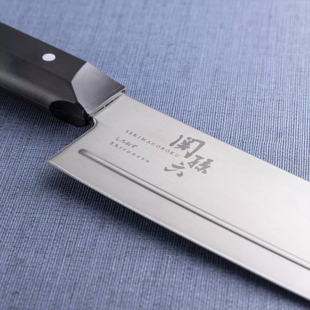KAI Seki Magoroku Shironezu Nóż Nakiri, Ostrze 15 cm