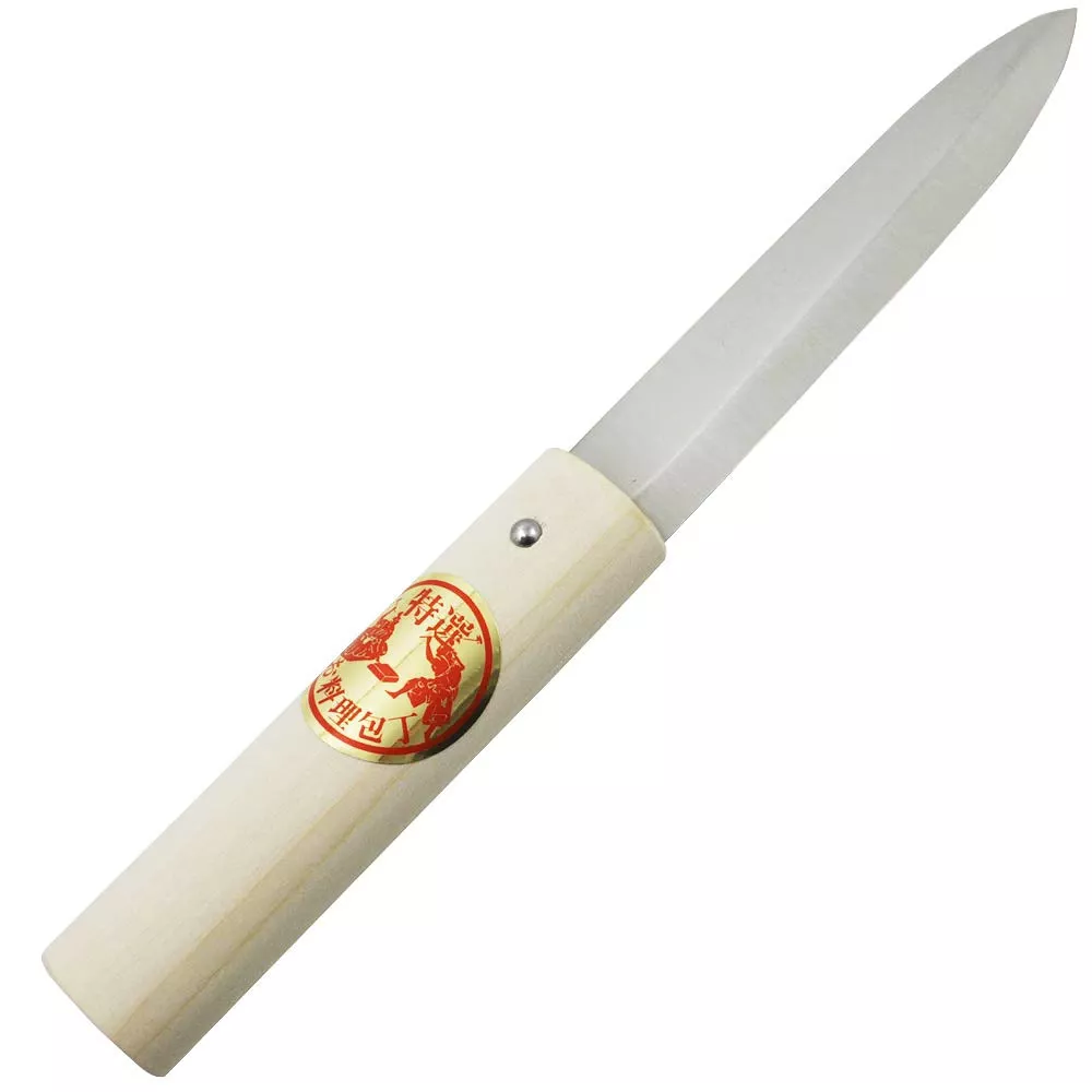 Nóż wędkarski KAI AG-0512 14 cm stal węglowa w pochwie