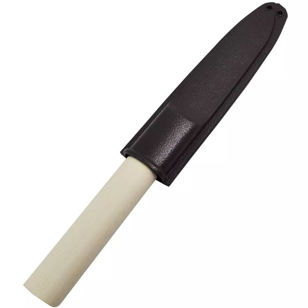 Nóż wędkarski KAI AG-0512 14 cm stal węglowa w pochwie