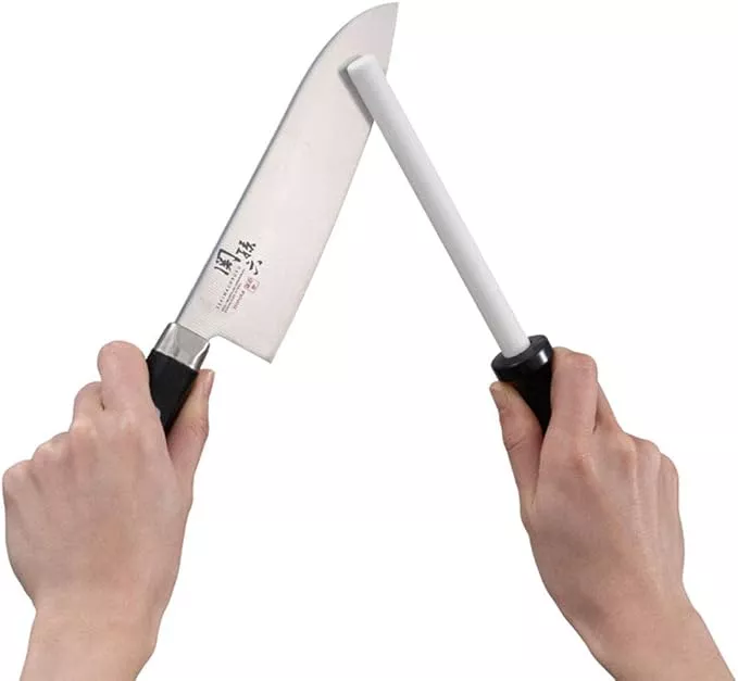 KAI Stalka Ceramiczna / Musak do Ostrzenia Noży, Pręt 16 cm