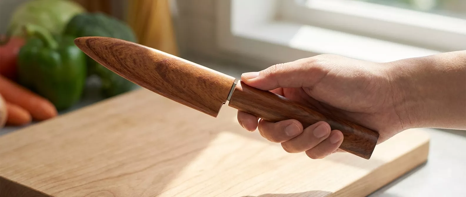 Nóż uniwersalny KAI Seki Magoroku z pochwą 9 cm DH8017