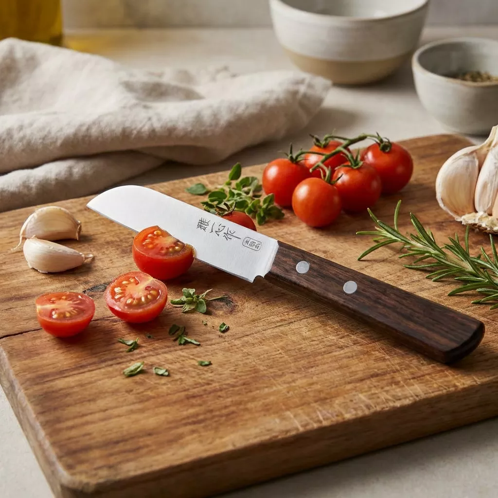 Kanetsugu Miyabi Isshin – Japoński Nóż do Obierania, Ostrze 9 cm