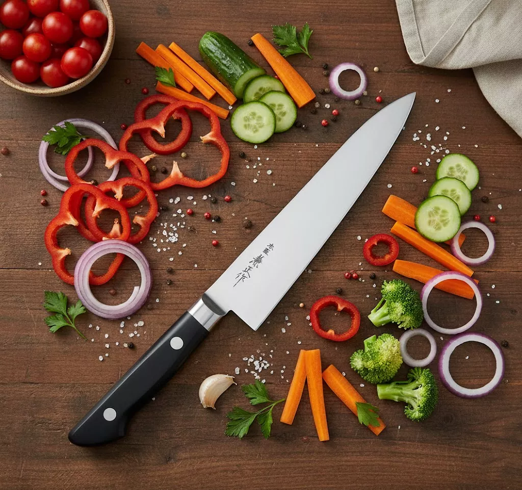 Kanetsune Honsho Kanemasa  Gyutou – Nóż Szefa Kuchni SK-95, 18 cm