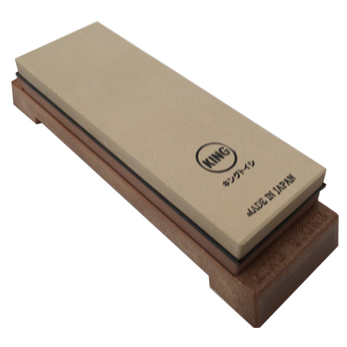 Kamień wodny King Deluxe KW-65, dwustronny 1000/6000, z podstawą