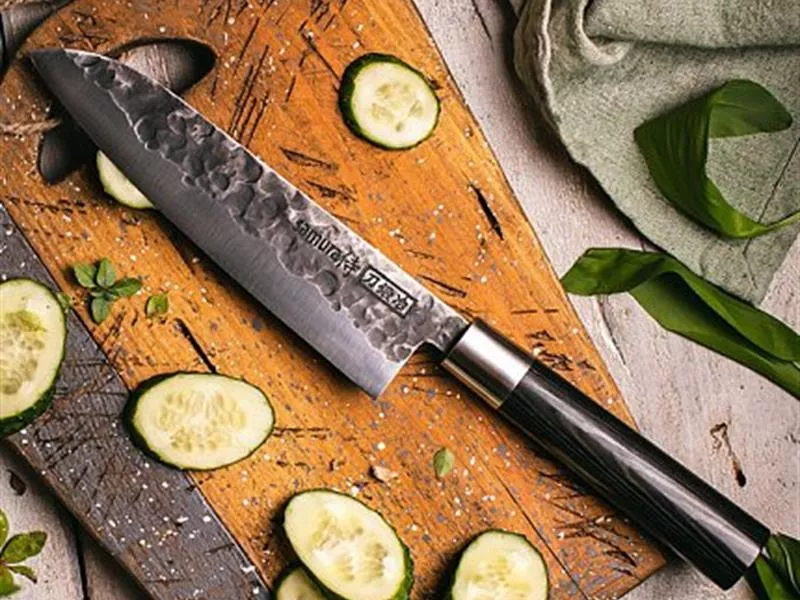 Samura Blacksmith Nóż Kuchenny Santoku 18,2 cm