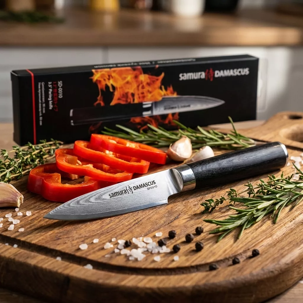 Nóż do obierania Samura Damascus 9 cm SD-0010