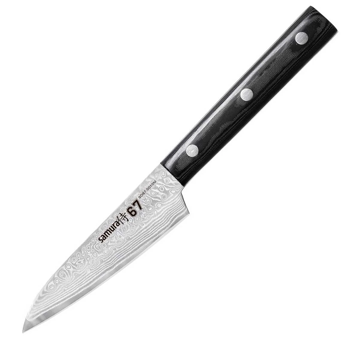 Samura Damascus 67 nóż paring 98mm mikarta.