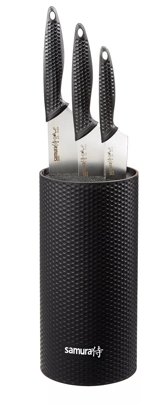 Samura Golf Zestaw 3 noży kuchennych w bloku (10/15,8/22,1 cm)